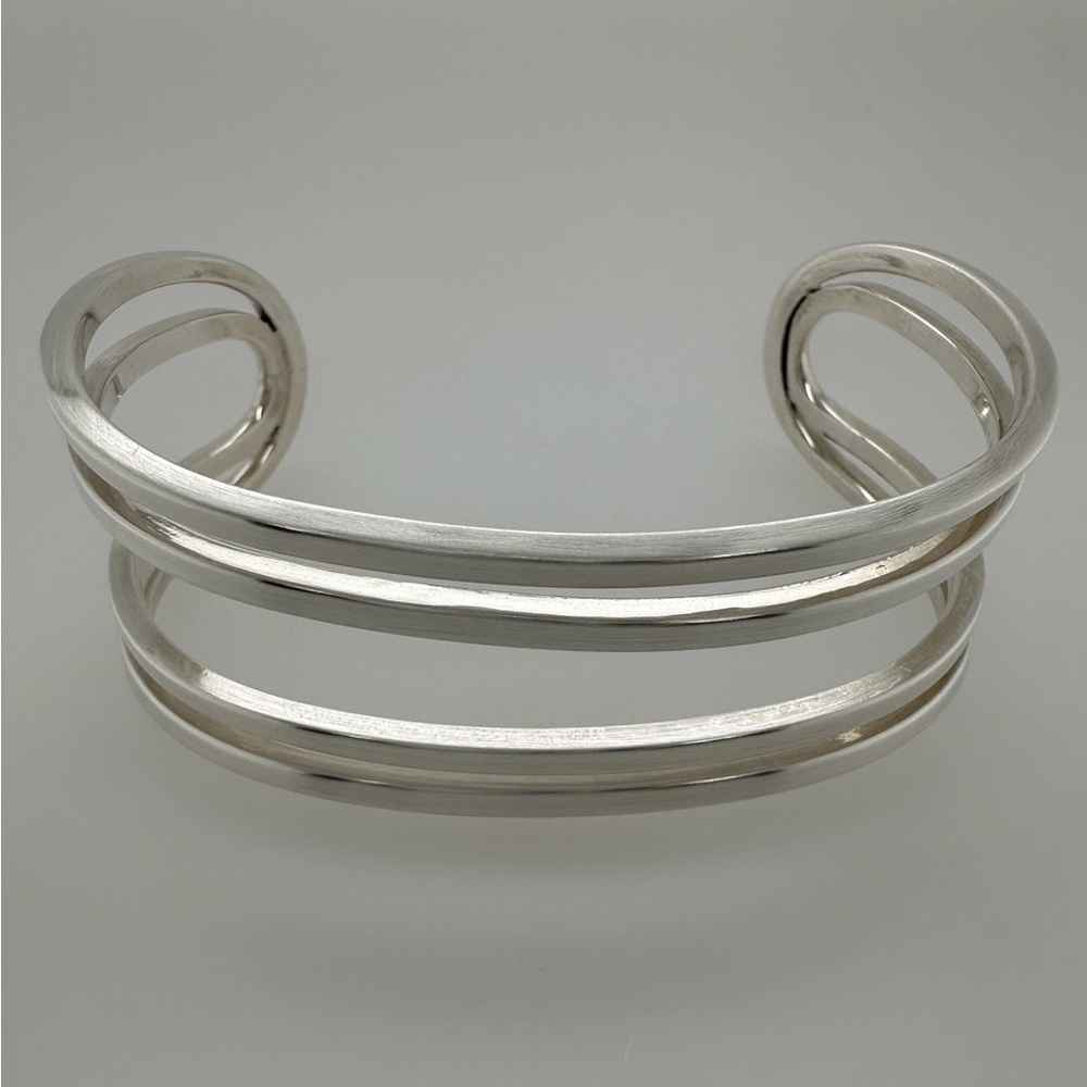 Sterling Silver Multi-Layered Cuff - image 7